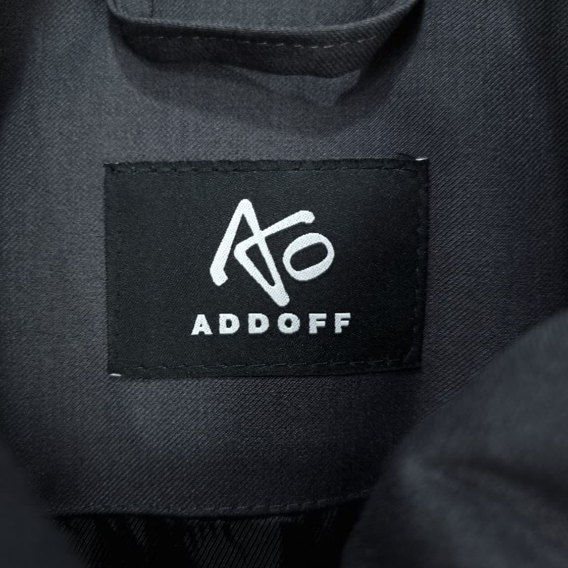 [애드오프] 프라그먼트 점퍼 블루종 자켓 챠콜 M19932 상품이미지8