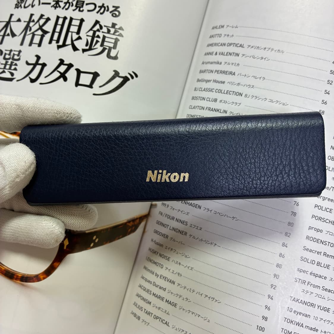 NIKON 니콘 티타늄 골드 일본 안경 상품이미지9