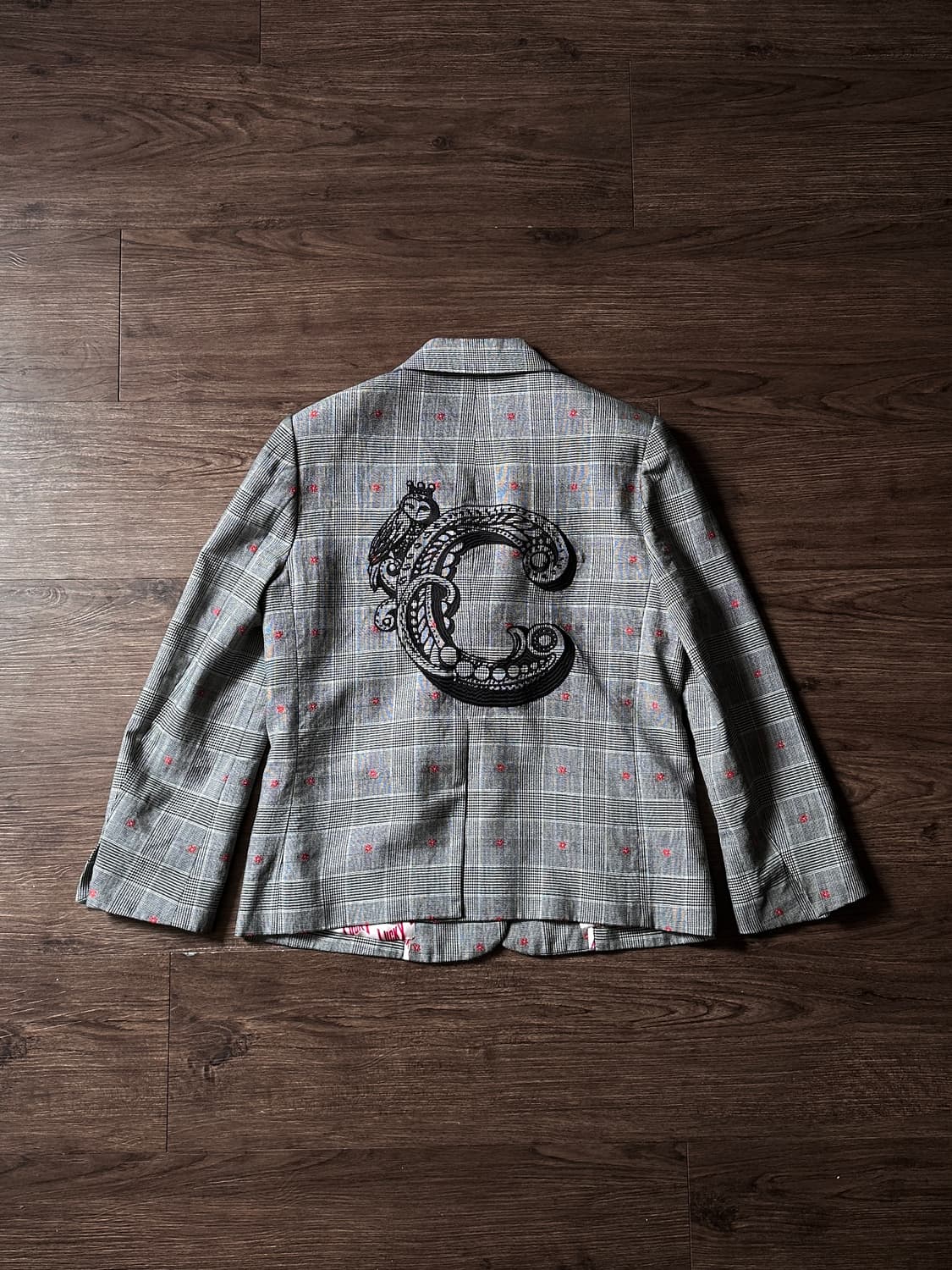 Lucky Chouette "C" 체크 플라워 자 상품이미지10