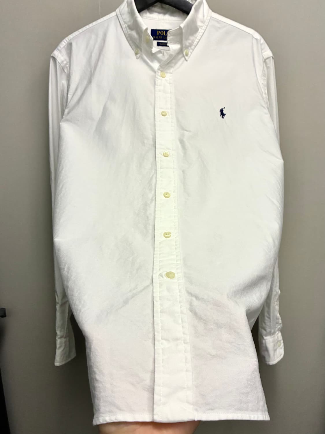 (L/105)POLO 폴로랄프로렌 클래식 화이트 옥스포드 셔츠 폴로셔츠 상품이미지6