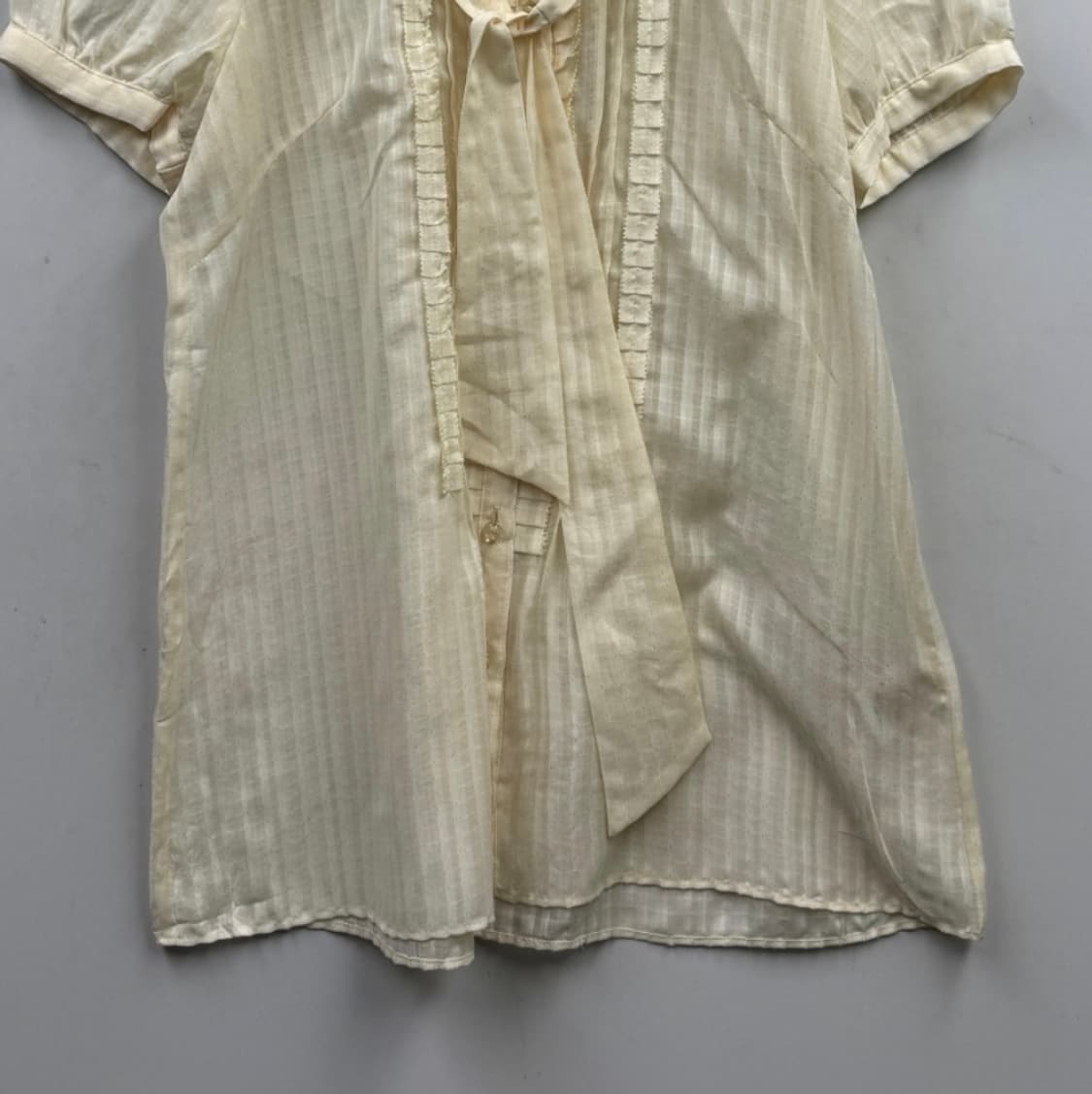 일본 빈티지 타이 블라우스 상품이미지1