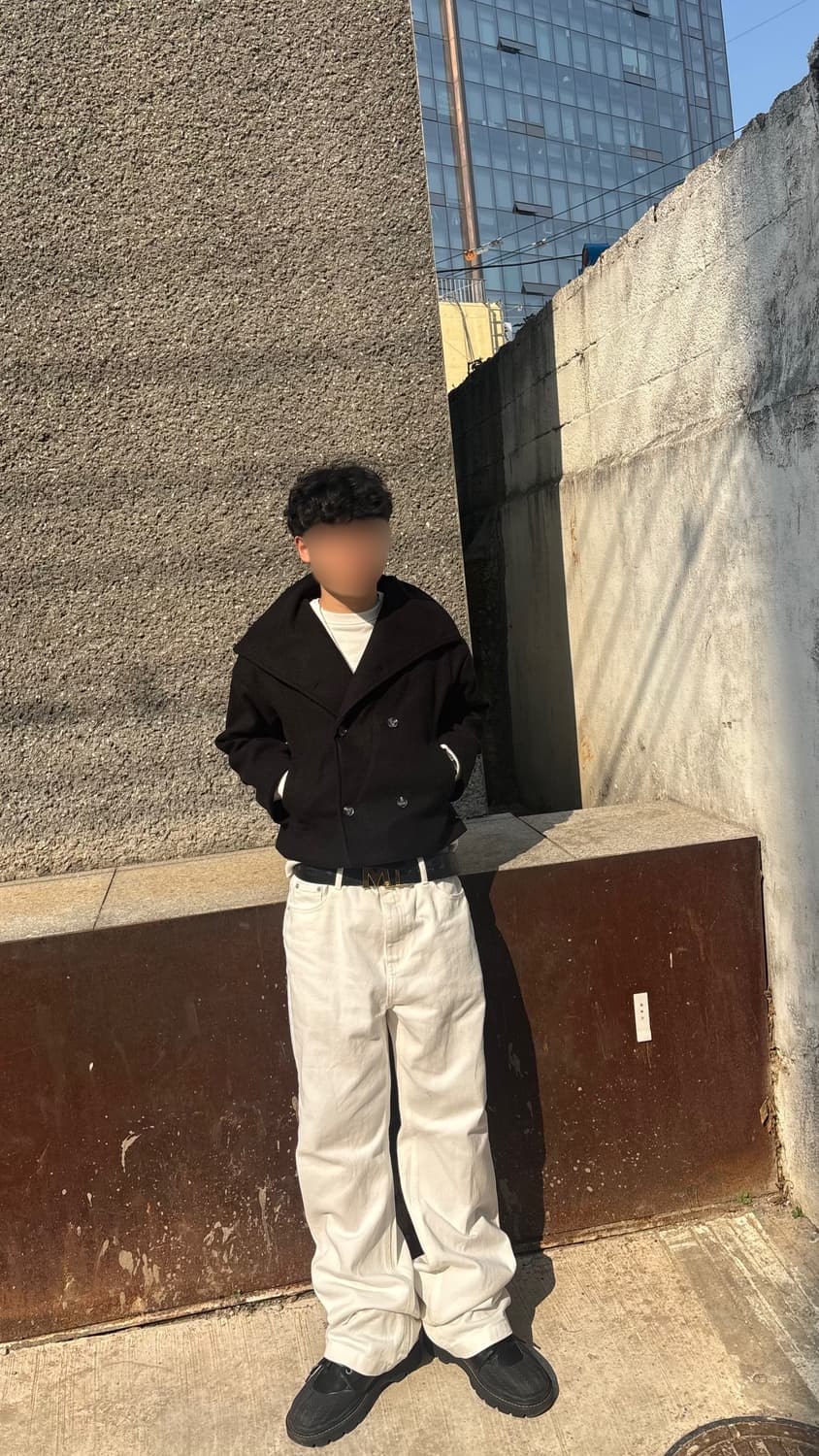 빈티지 숏피코트 착샷있음 상품이미지3