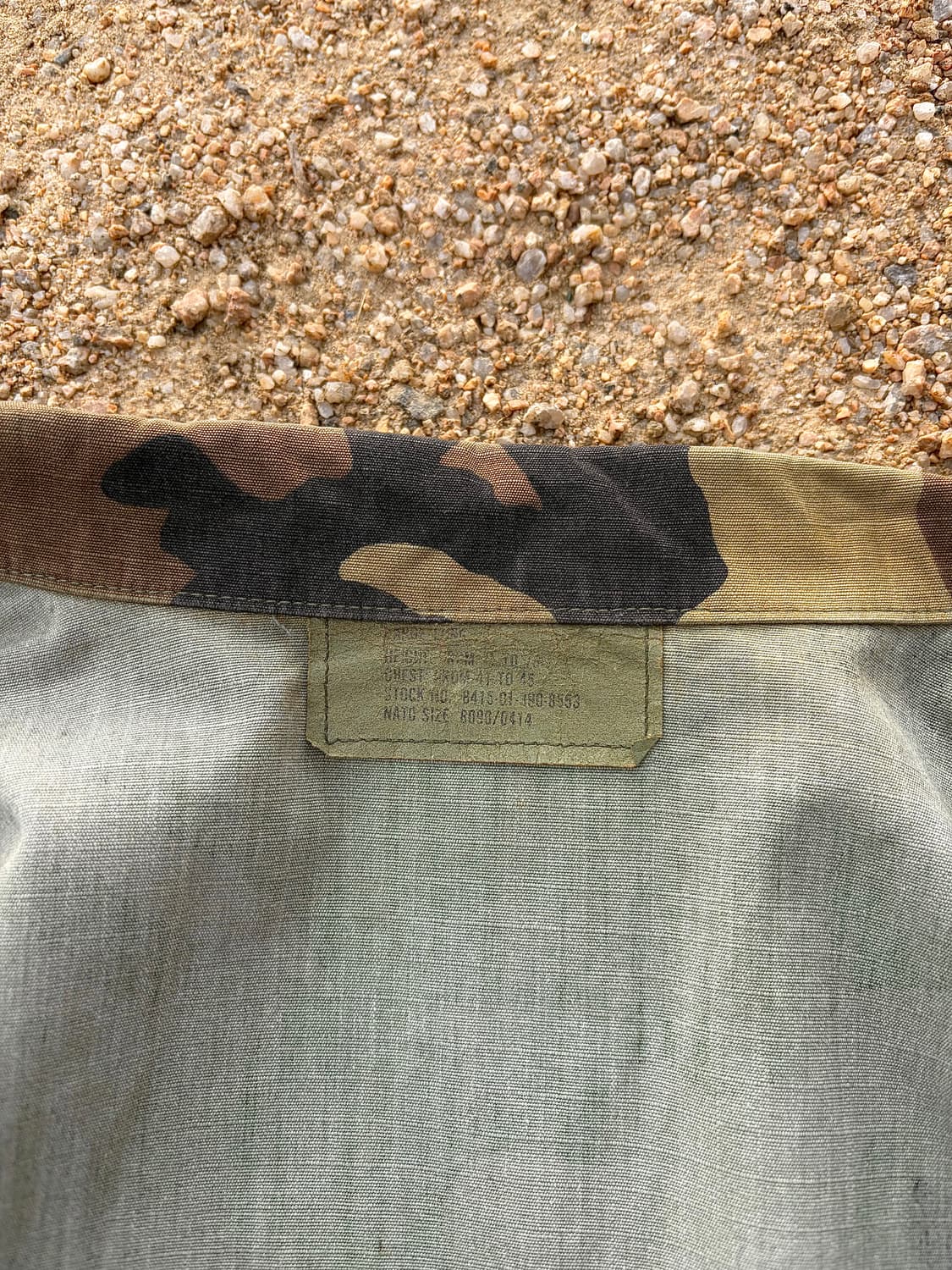 US Army 미군 우드랜드 카모 셔츠 (2XL)   상품이미지8