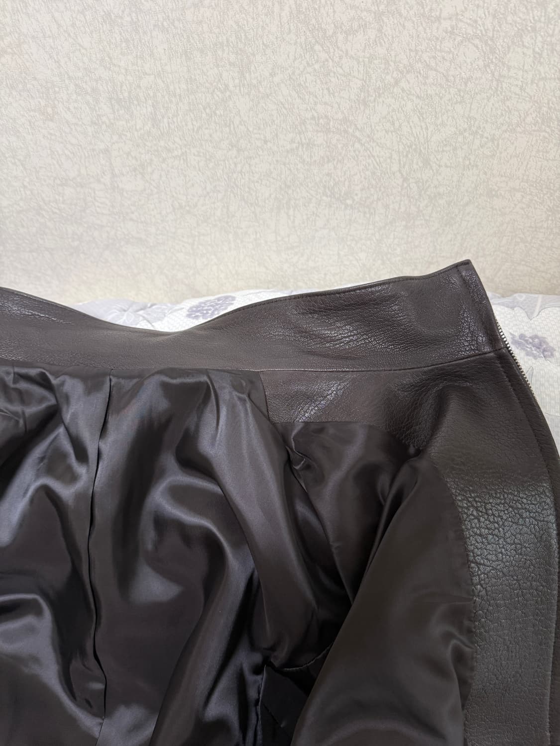 [S] 유스/ 하이넥 레더 블루종 상품이미지8