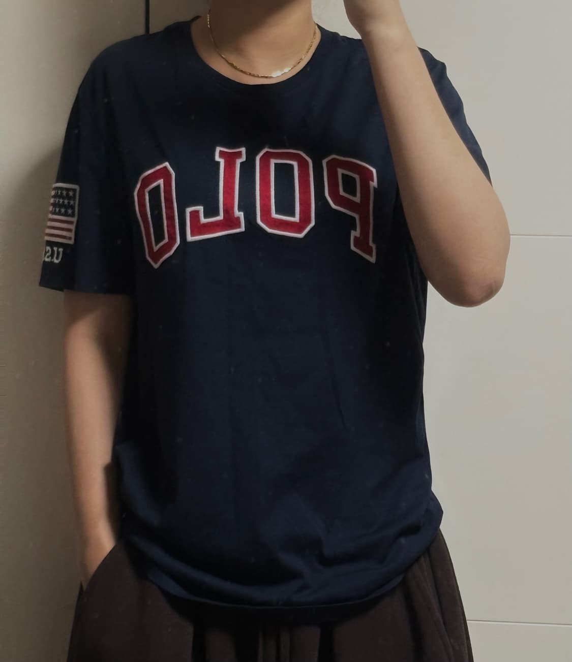 폴로 랄프로렌 빅포니 성조기 반팔 티셔츠 상품이미지1