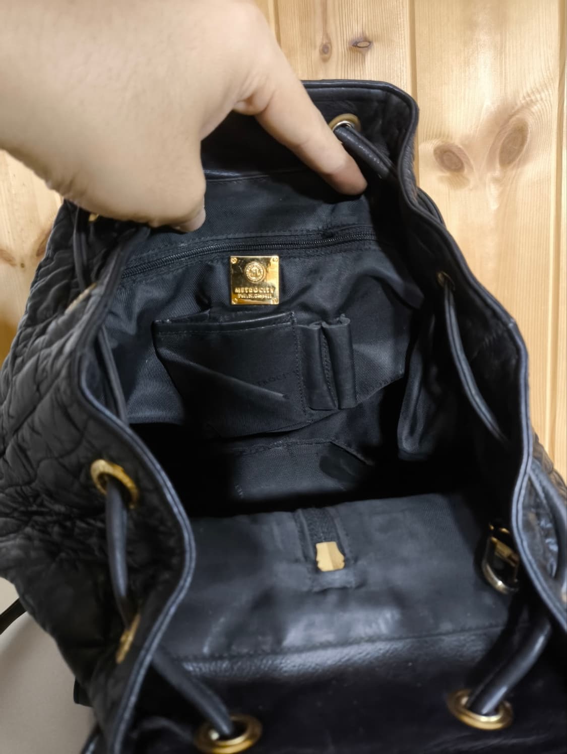 메트로시티 퀼팅 백팩 미니백팩 상품이미지9