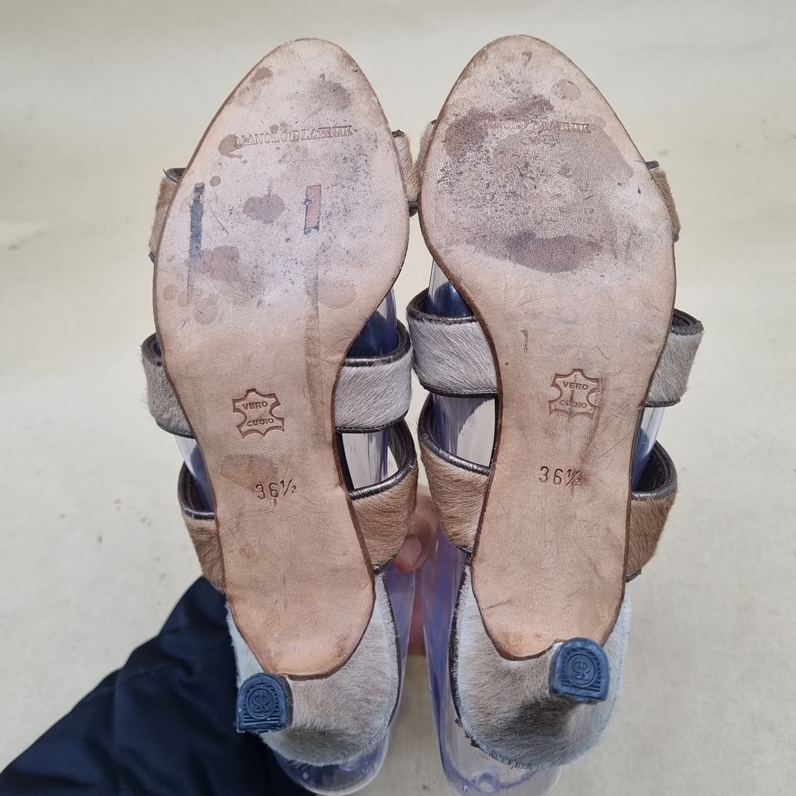 마놀로 블라닉 여성 뮬 슬리퍼 235  굽8 상품이미지3