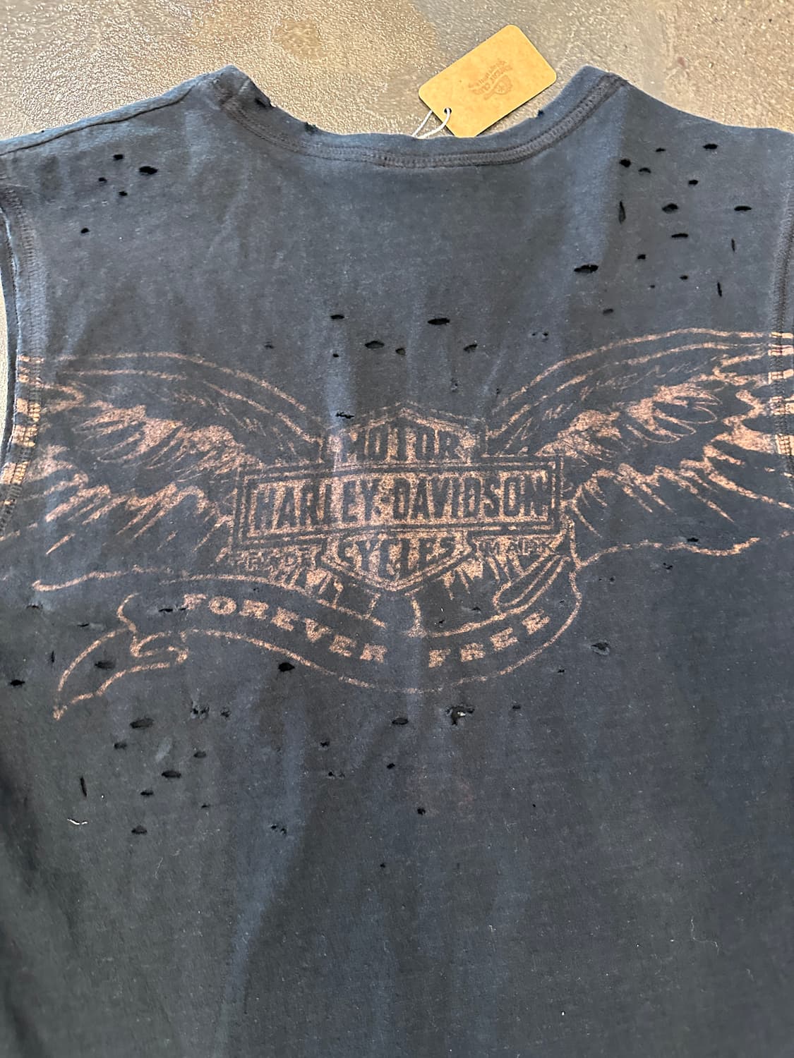 Harley Davidson 할리 데이비슨 데미지드 나시 M 상품이미지7