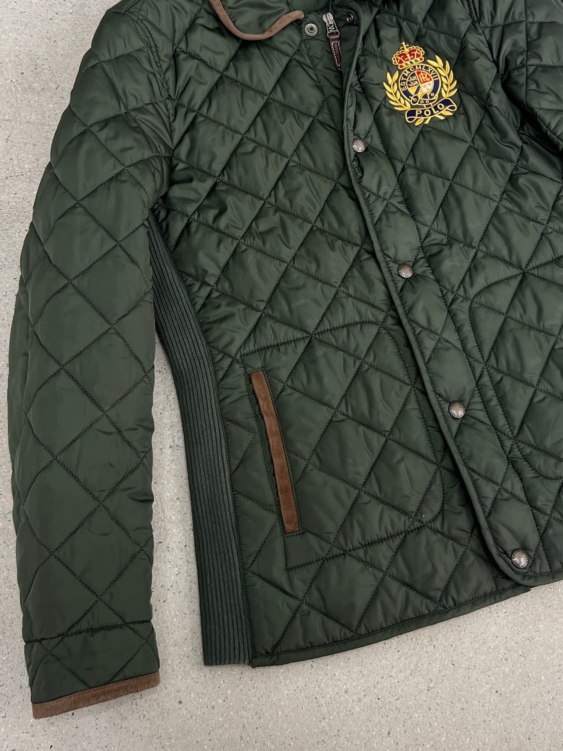 폴로 랄프로렌 카키 퀼팅 자켓 상품이미지5