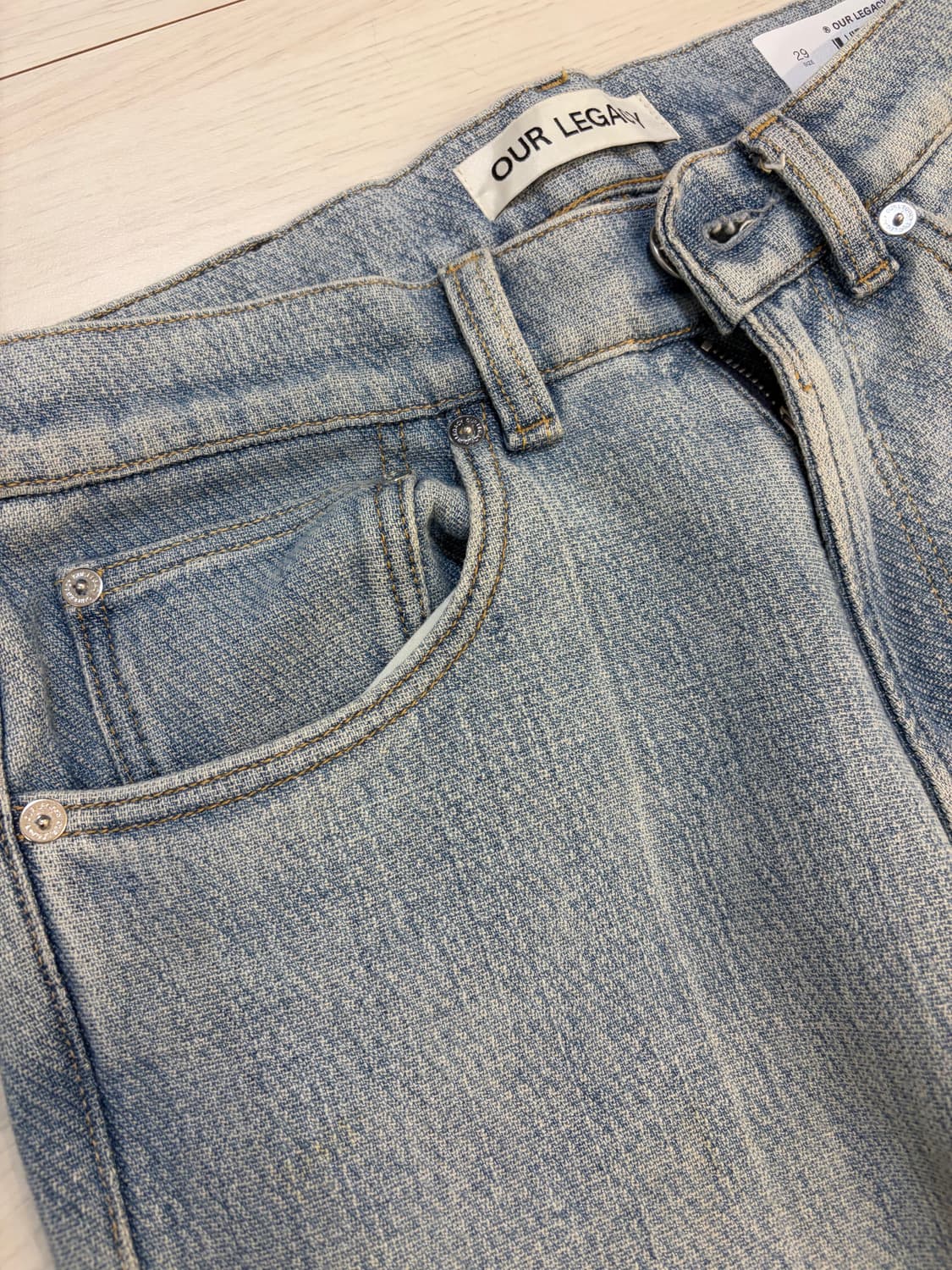 아워레가시 데님 새상품급 상품이미지3