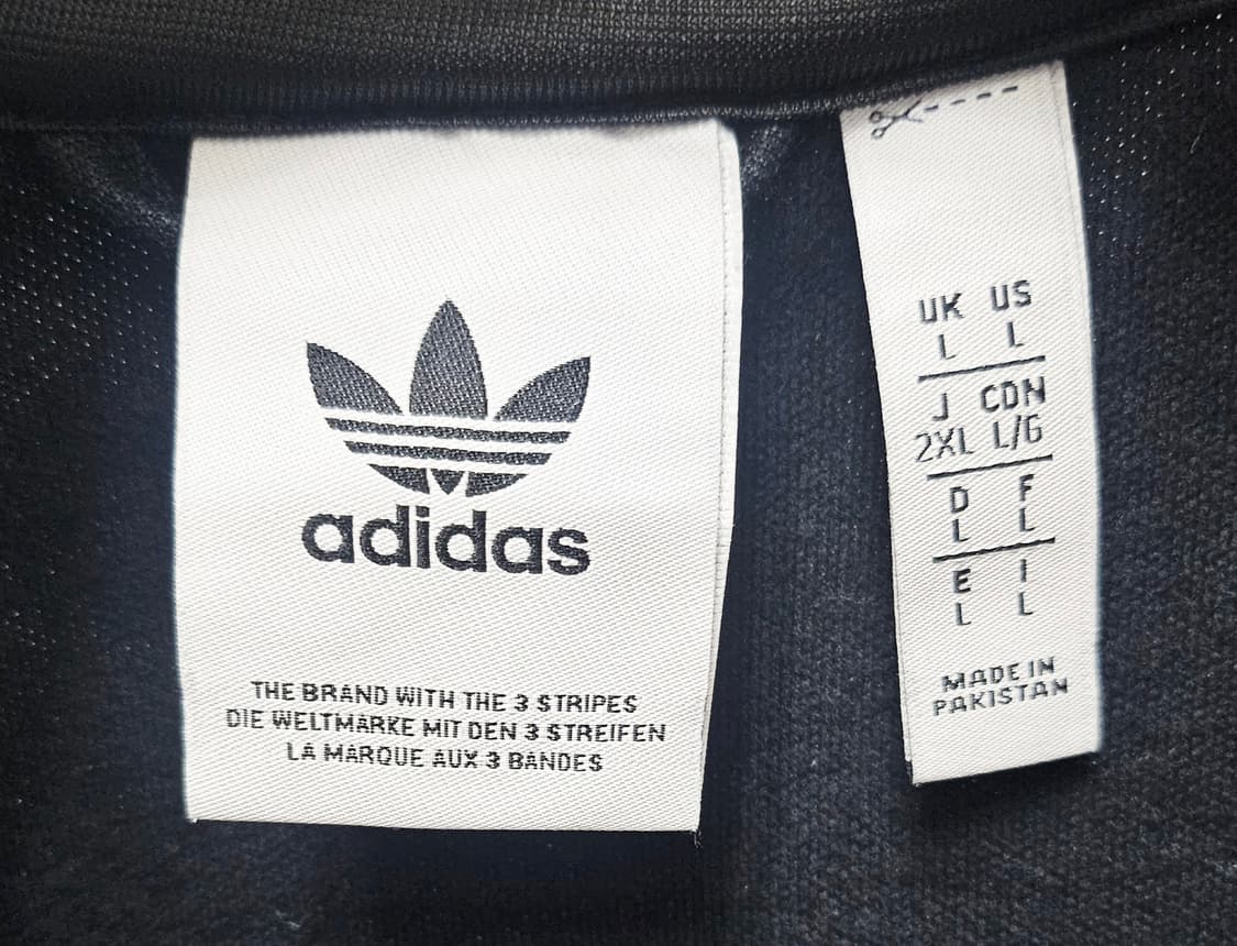 (110)2XL☆초대장급☆아디다스 베켄바우어2중지퍼[블랙화이트]트랙탑져지 상품이미지2