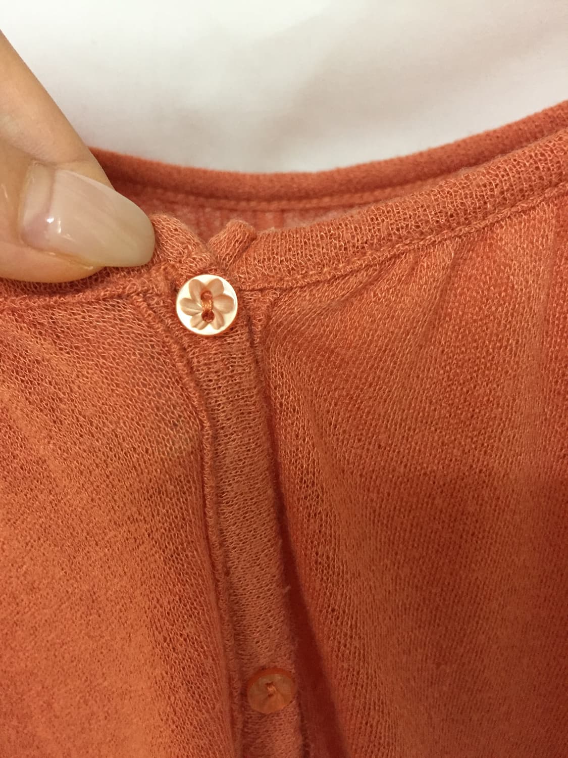 레이스 꽃단추 티셔츠 상품이미지4