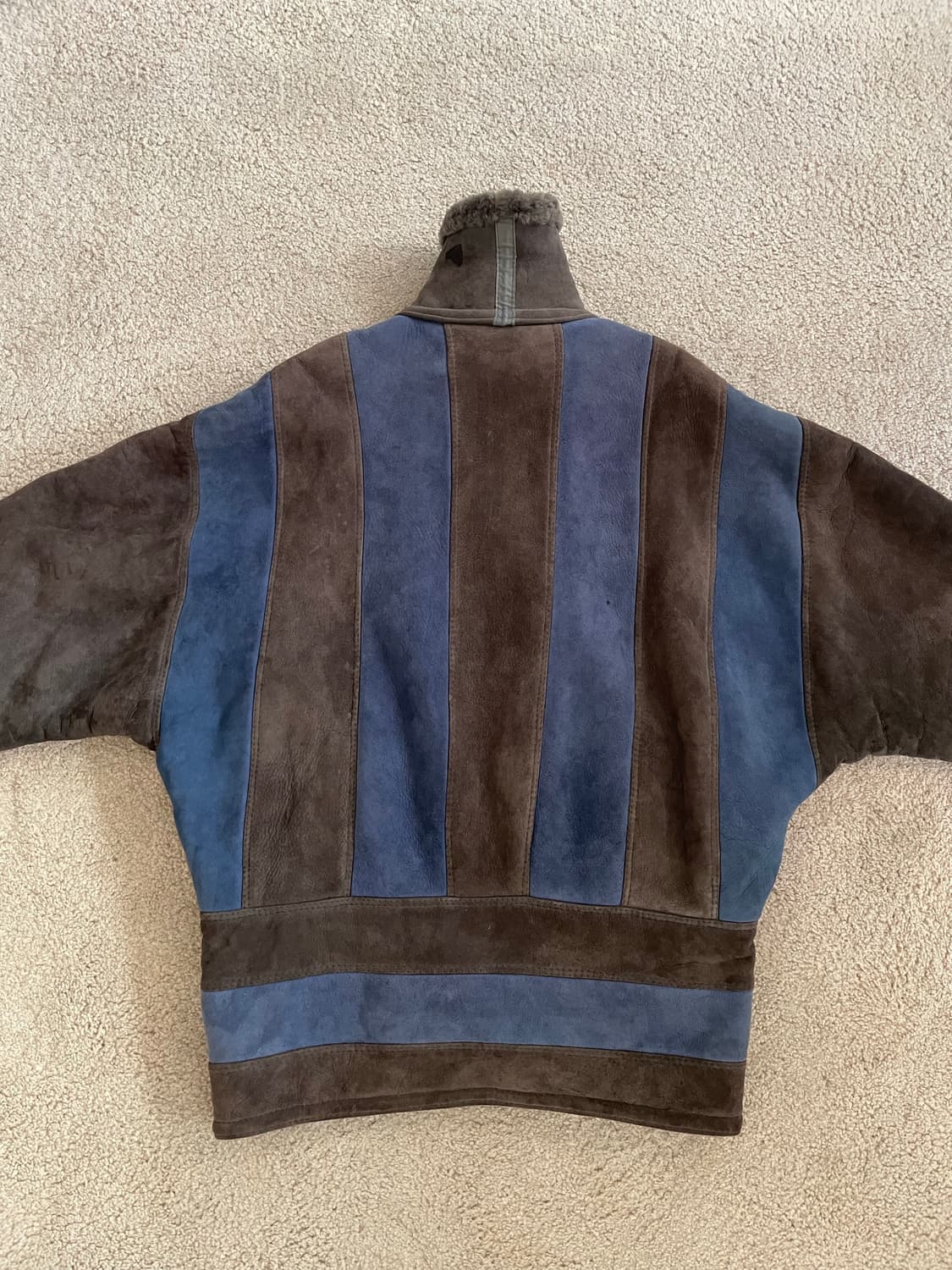 vintage France shearling mouton coat 상품이미지7