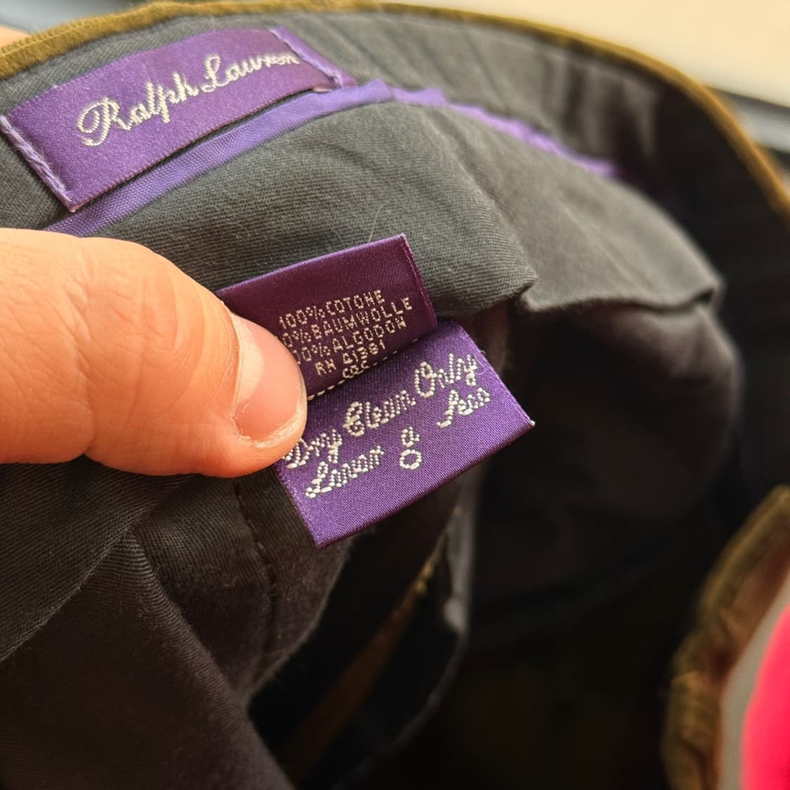 랄프 로렌 퍼플 라벨 이태리 생산 코듀로이 팬츠 상품이미지9