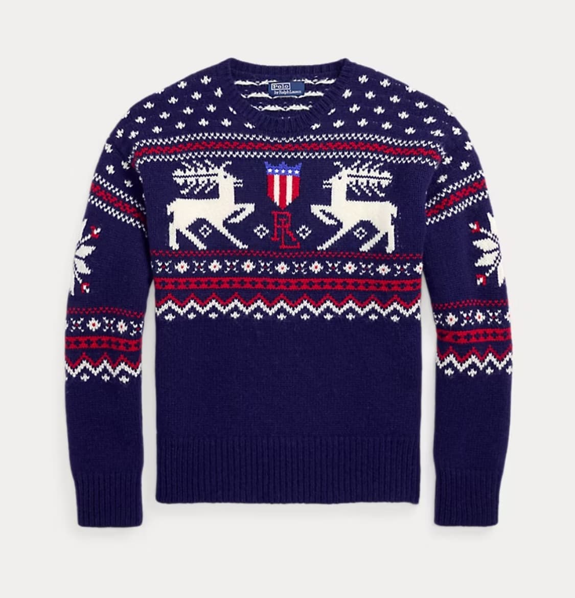 [새상품/S] 폴로 레인디어 패턴 울 스웨터 팝니다. 상품이미지1