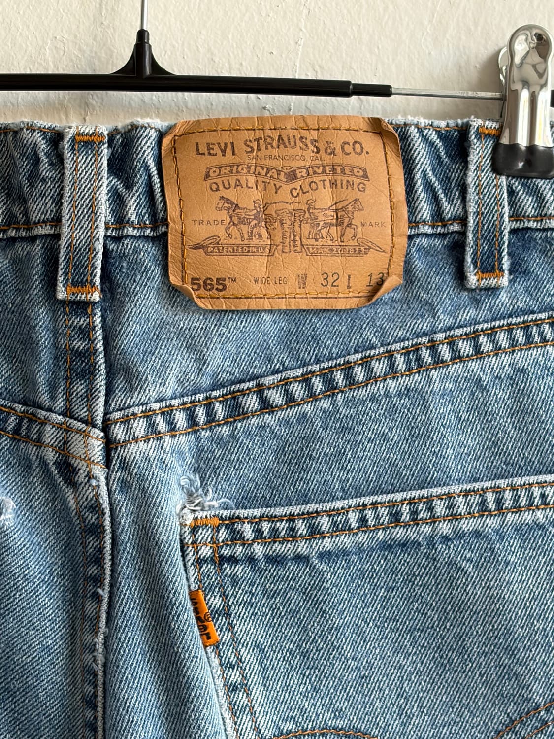 90s 리바이스 565 쇼츠 상품이미지3