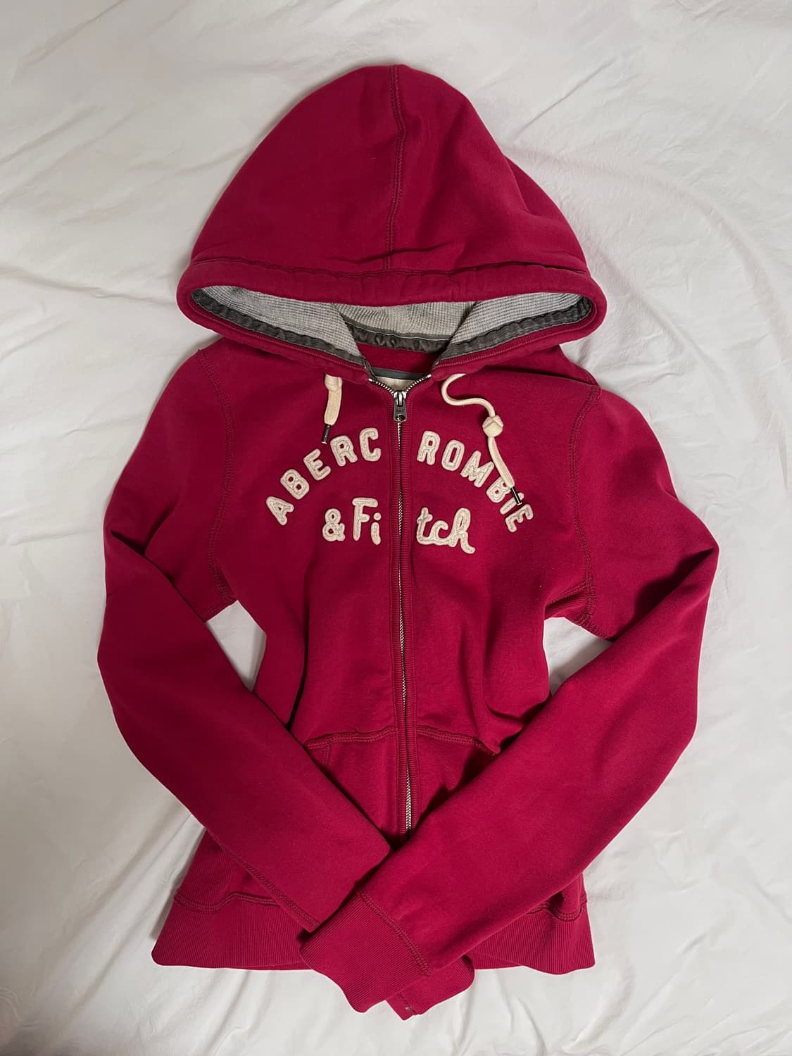 아베크롬비 y2k 딱붙핏 슬림 후드집업 후집 상품이미지1