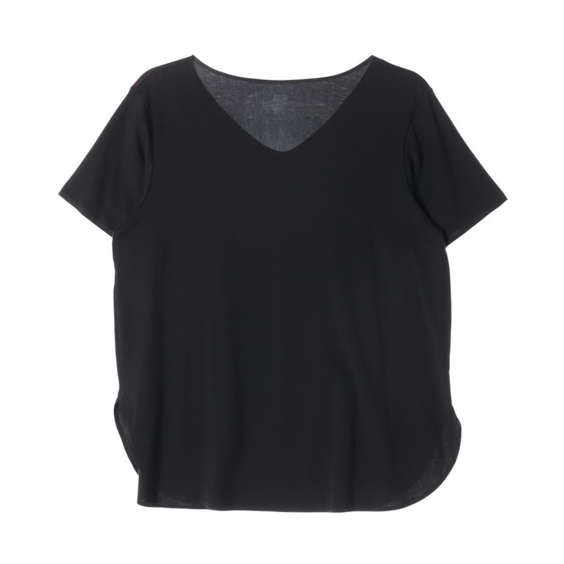 유니클로 에어리즘 블랙 V넥 반팔 티셔츠 S 상품이미지1