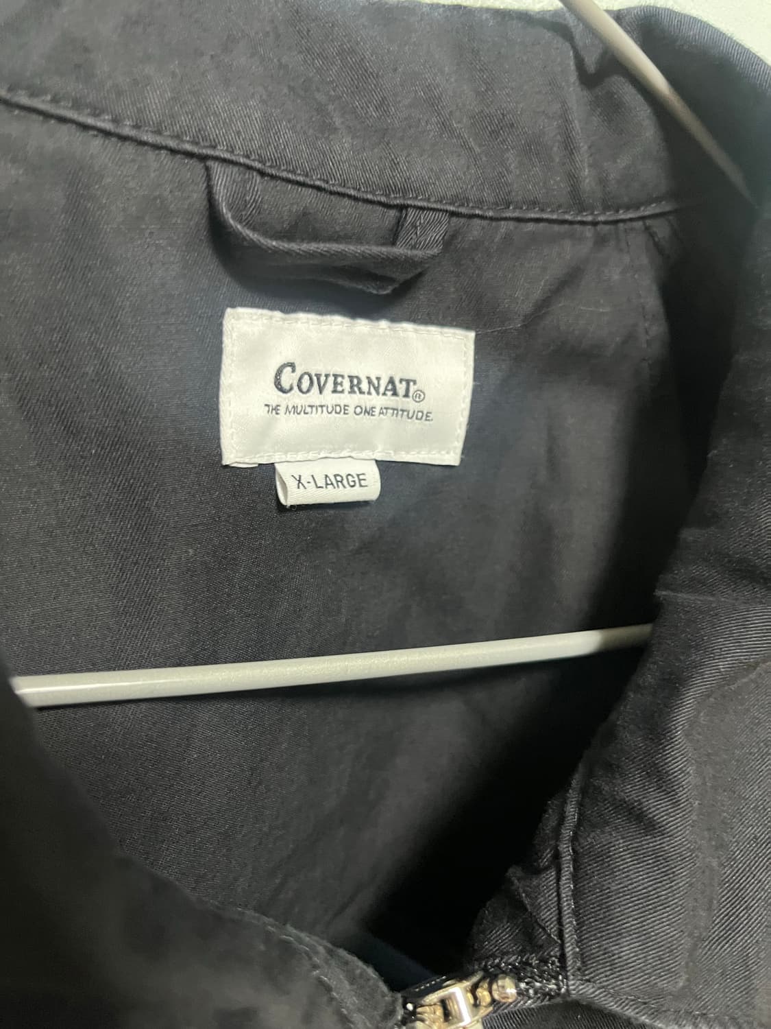 커버낫 블랙 포켓 봄버자켓 상품이미지4