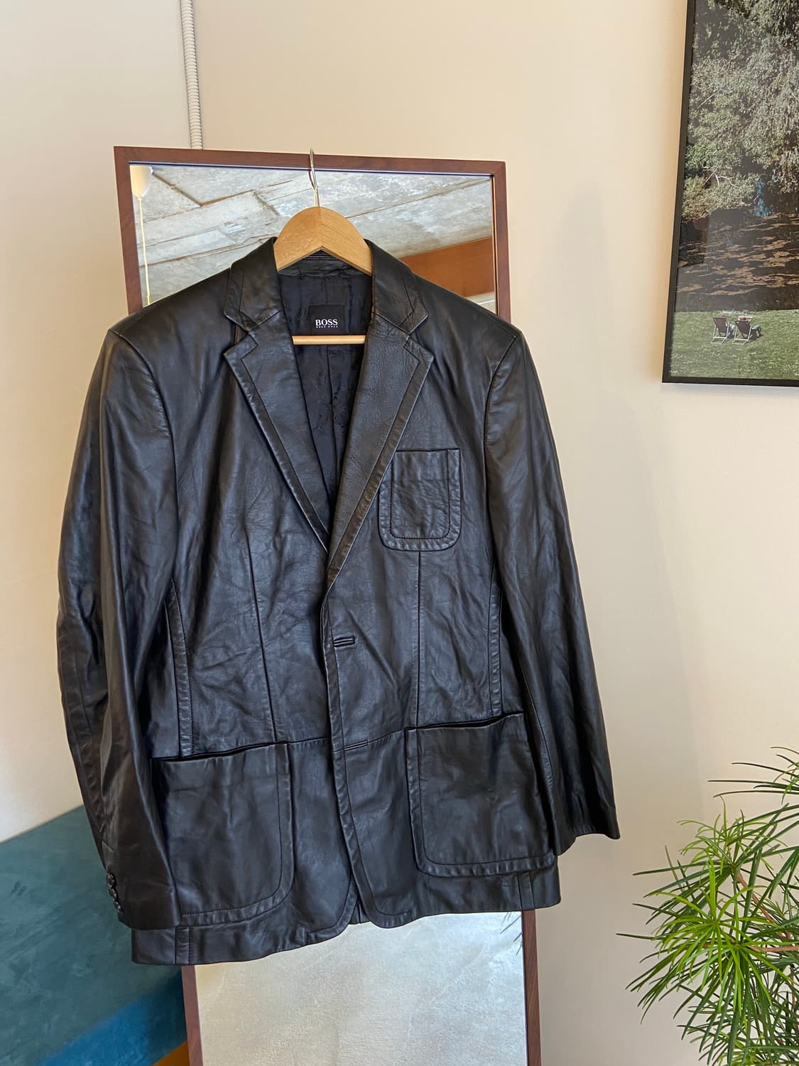 명품 hugo boss 휴고보스 양가죽 블레이저 상품이미지3