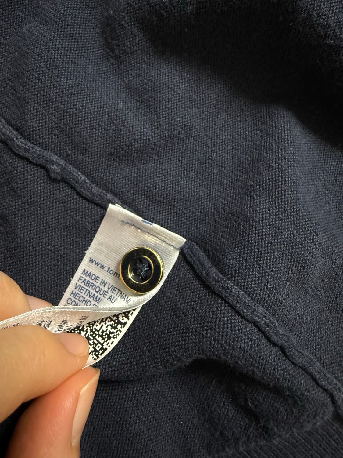 타미힐피거 라운드넥 코튼 가디건 상품이미지3