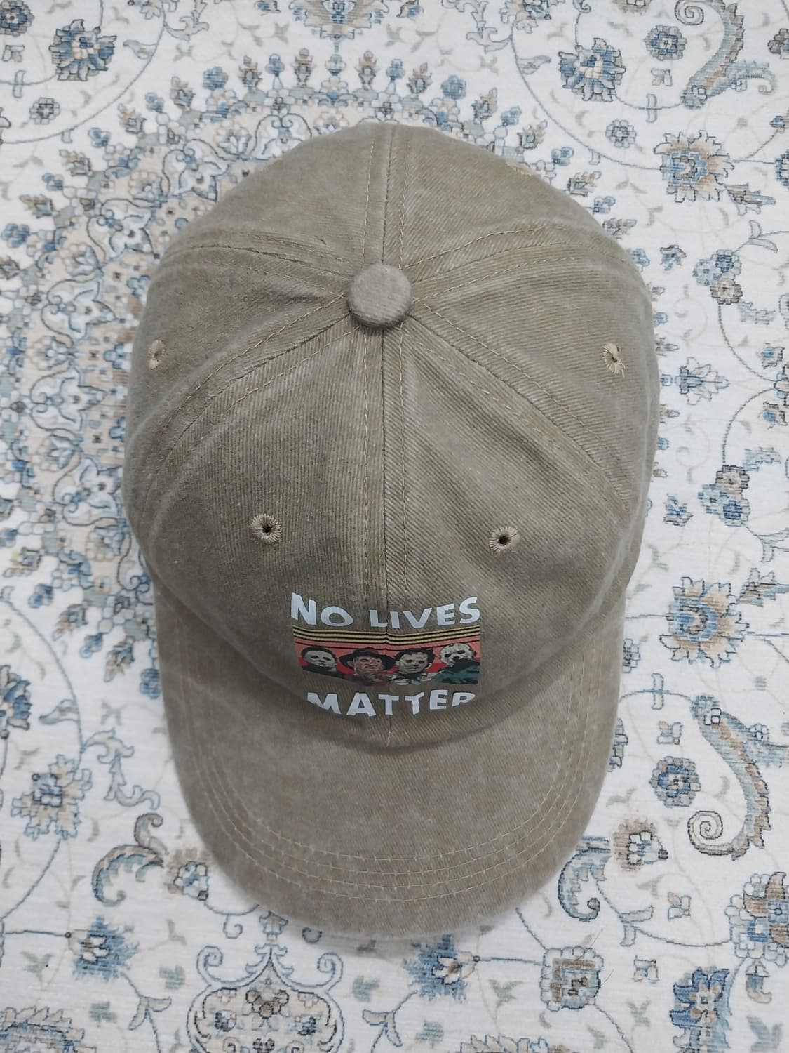 할로윈 NO LIVES MATTER 위싱 볼캡 상품이미지2