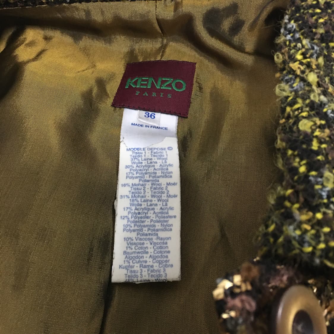 Kenzo 2000s 니트 자켓 상품이미지7