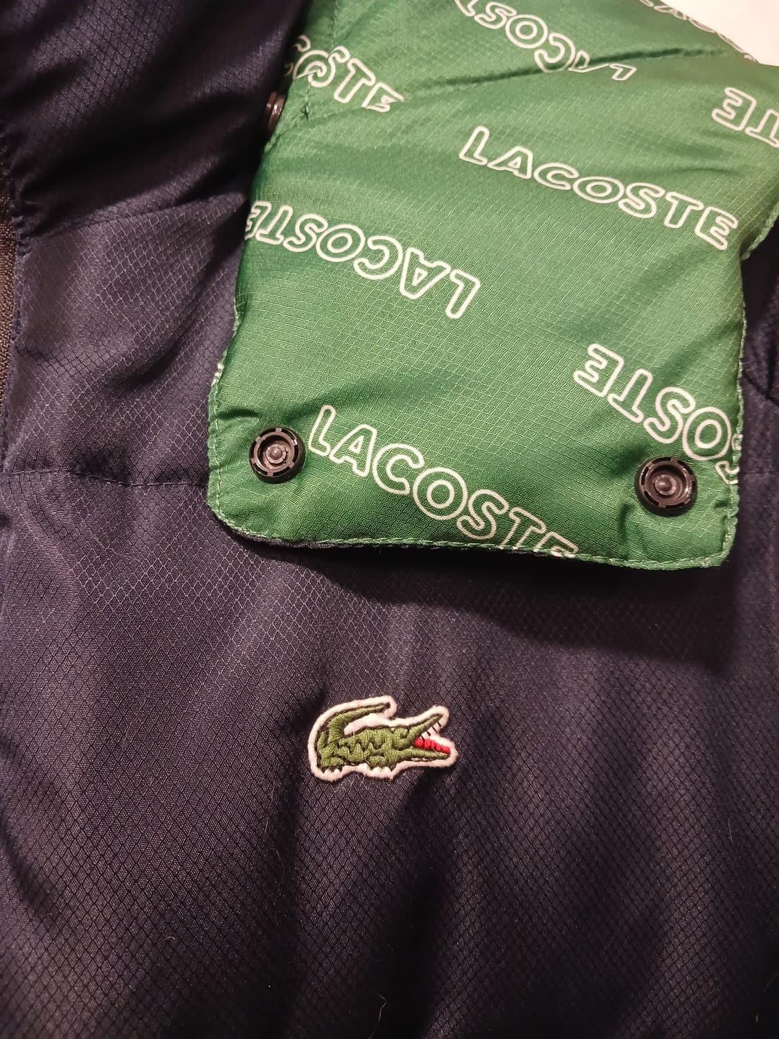 라코스테 정품 남성 양면 패딩 54 (105 까지 가능) 사이즈 상품이미지7