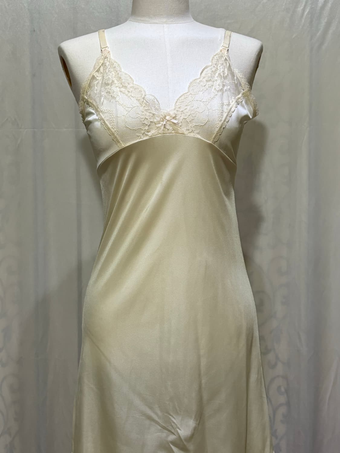 아이보리 레이스 슬립원피스 상품이미지1