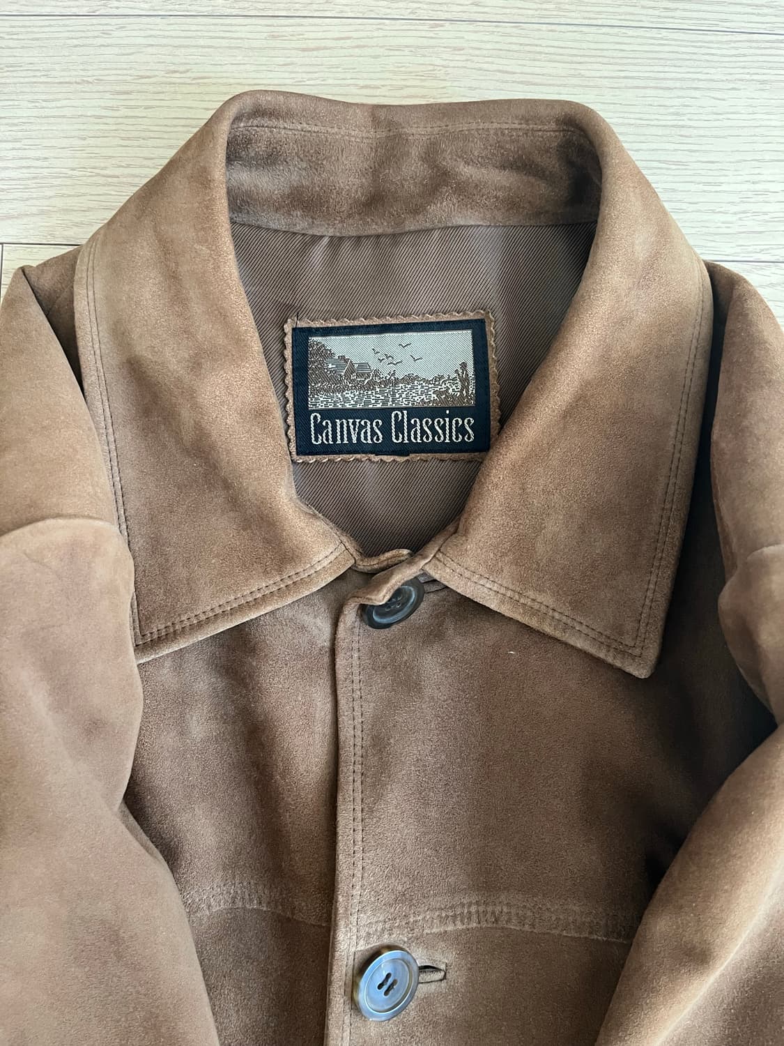 빈티지 스웨이드 카코트 상품이미지5