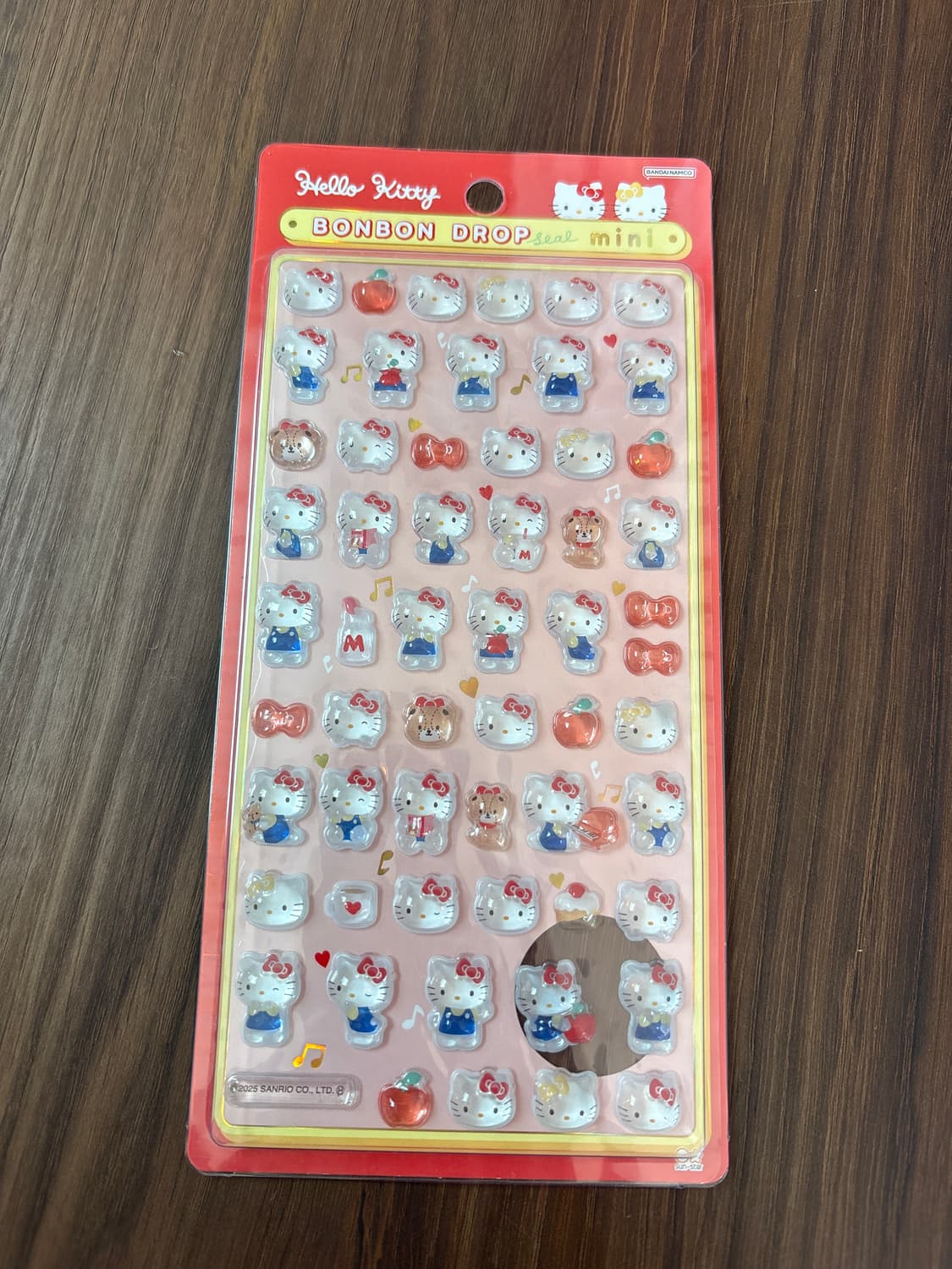 헬로키티 봉봉드롭미니 스티커(레드) 상품이미지1