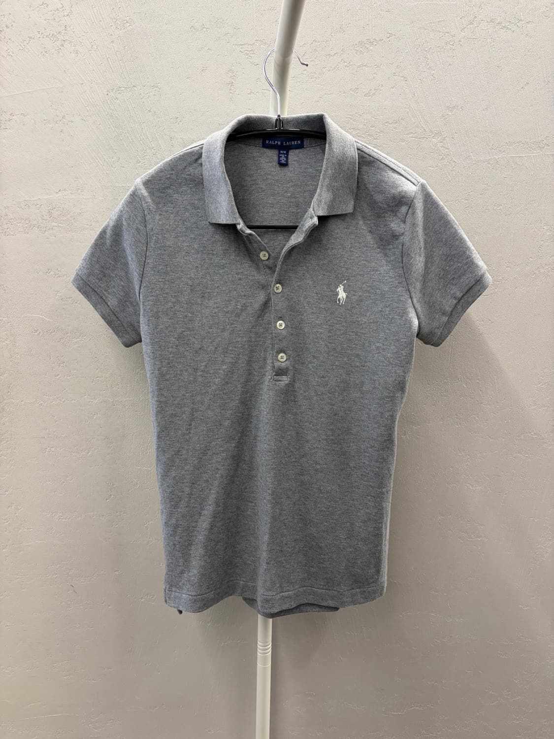 랄프로렌 남성 PK 티셔츠 회색 M 상품이미지2