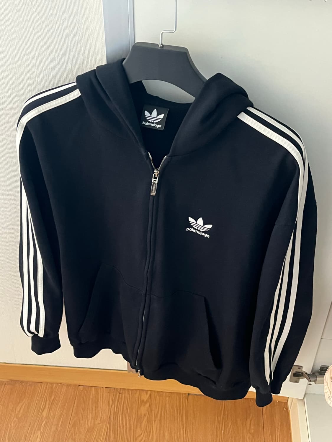 발렌시아가 아디다스 후드집업 S 상품이미지1