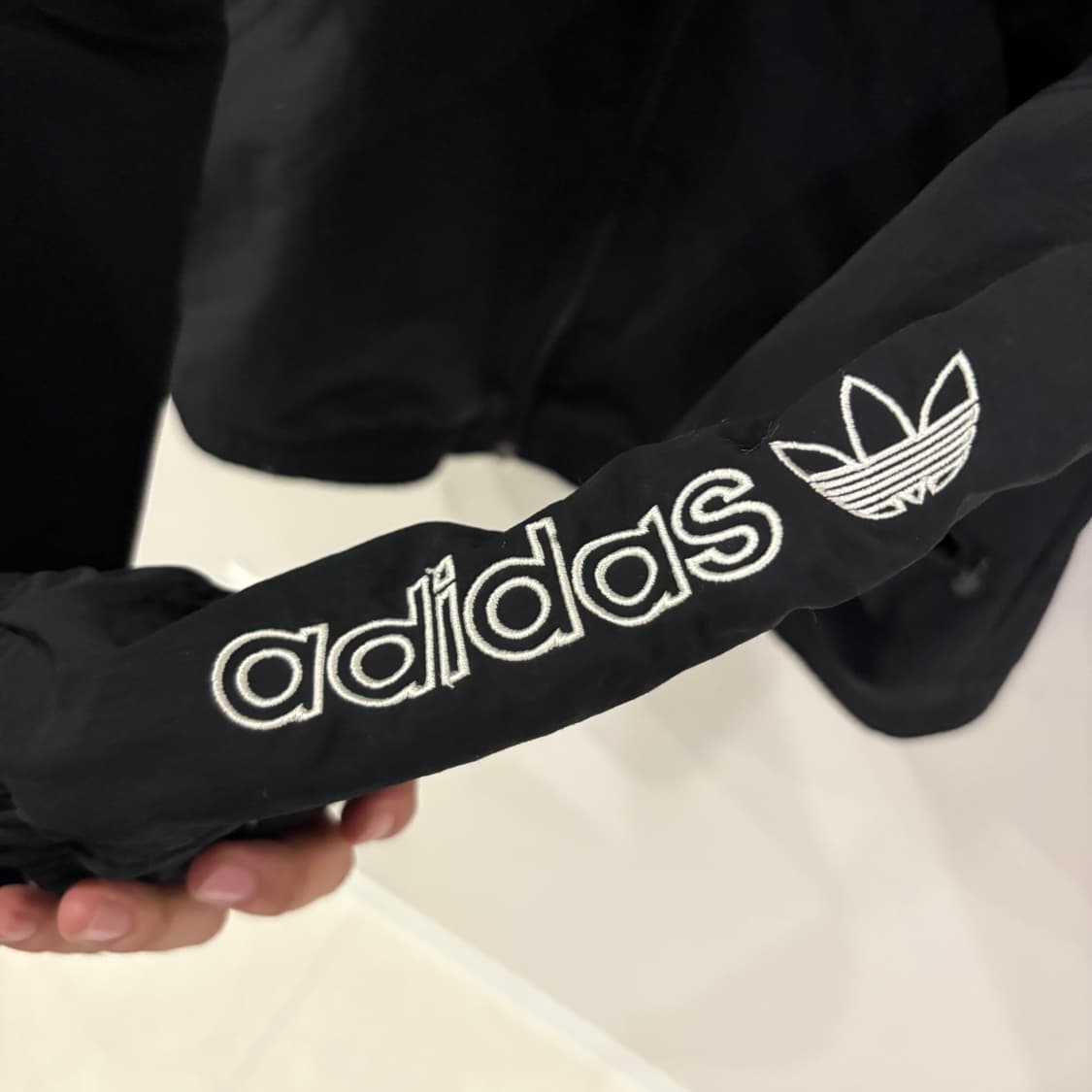 아디다스 SPRT ARC 블랙 윈드브레이커 L 상품이미지5