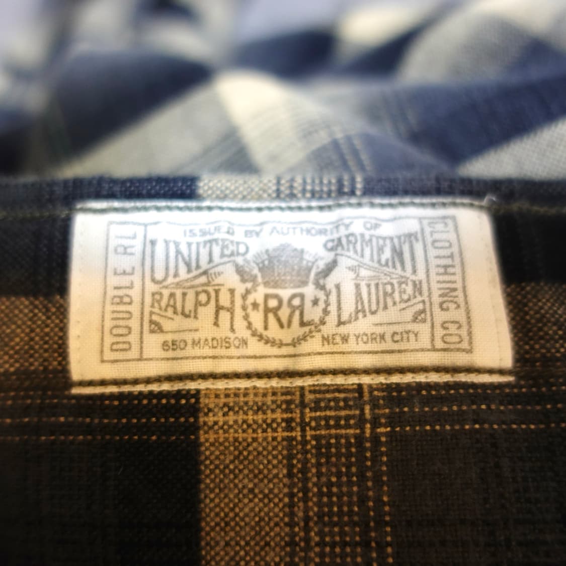 rrl 더블알엘 명작 옴브레셔츠 xl 상품이미지7
