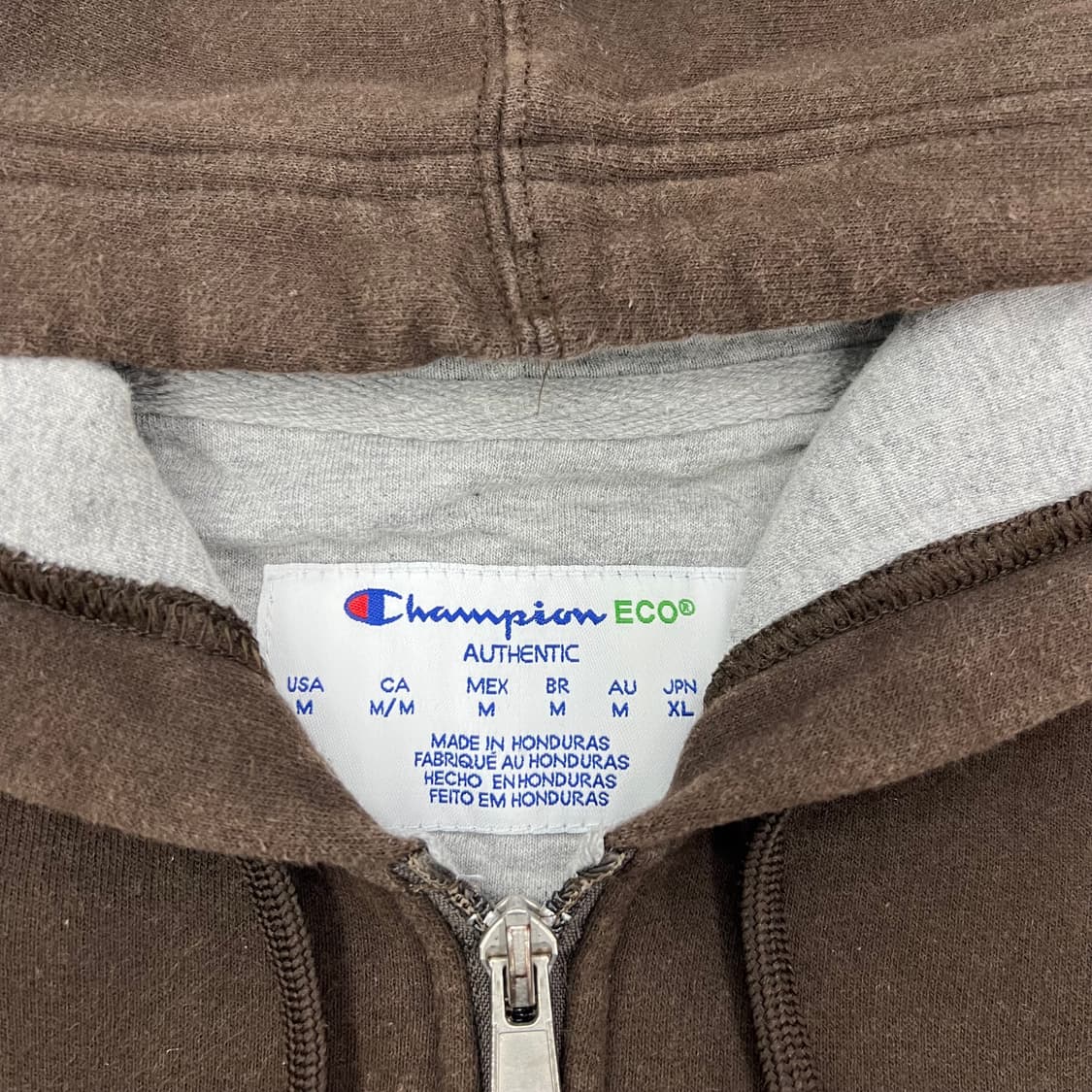 챔피온 브라운 후드집업 상품이미지2