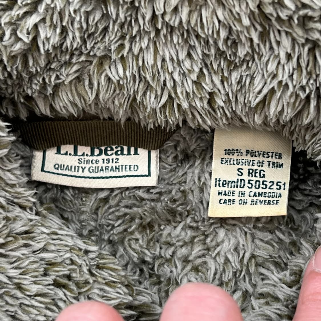 엘엘빈 플리스 집업 r2086 상품이미지6