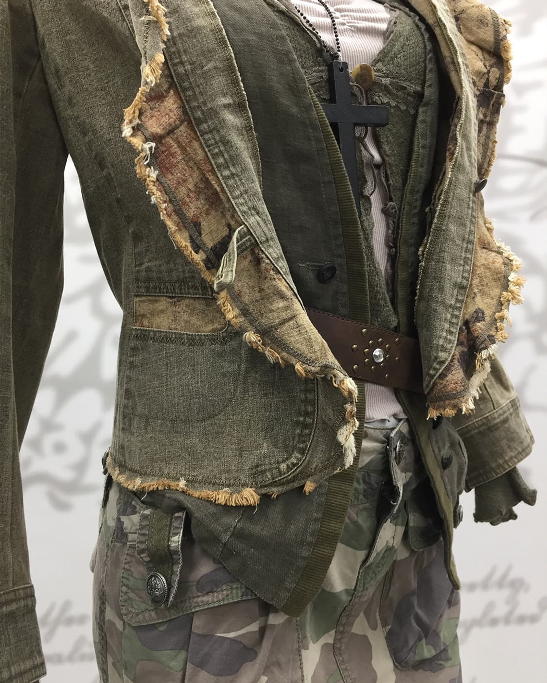 Grunge vintage washing denim jacket 상품이미지4