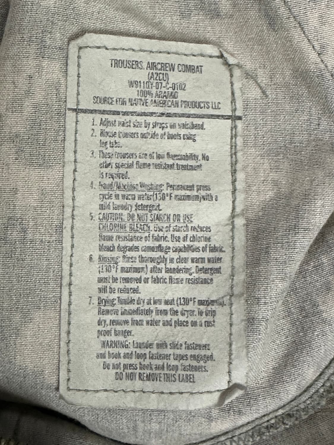 미군 구형 ACU 전투복 바지 하의 (M/S) (L) 상품이미지10