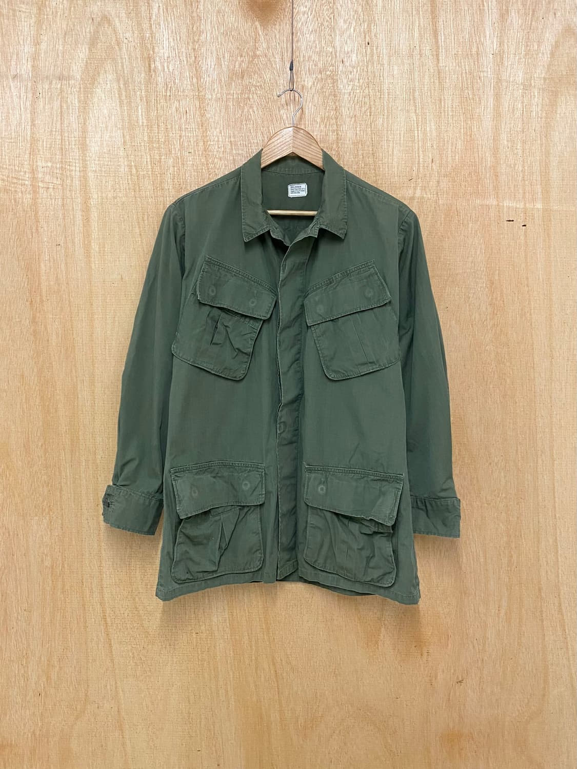 60's U.S Army jungle fatigue jacket 퍼티그 상품이미지1