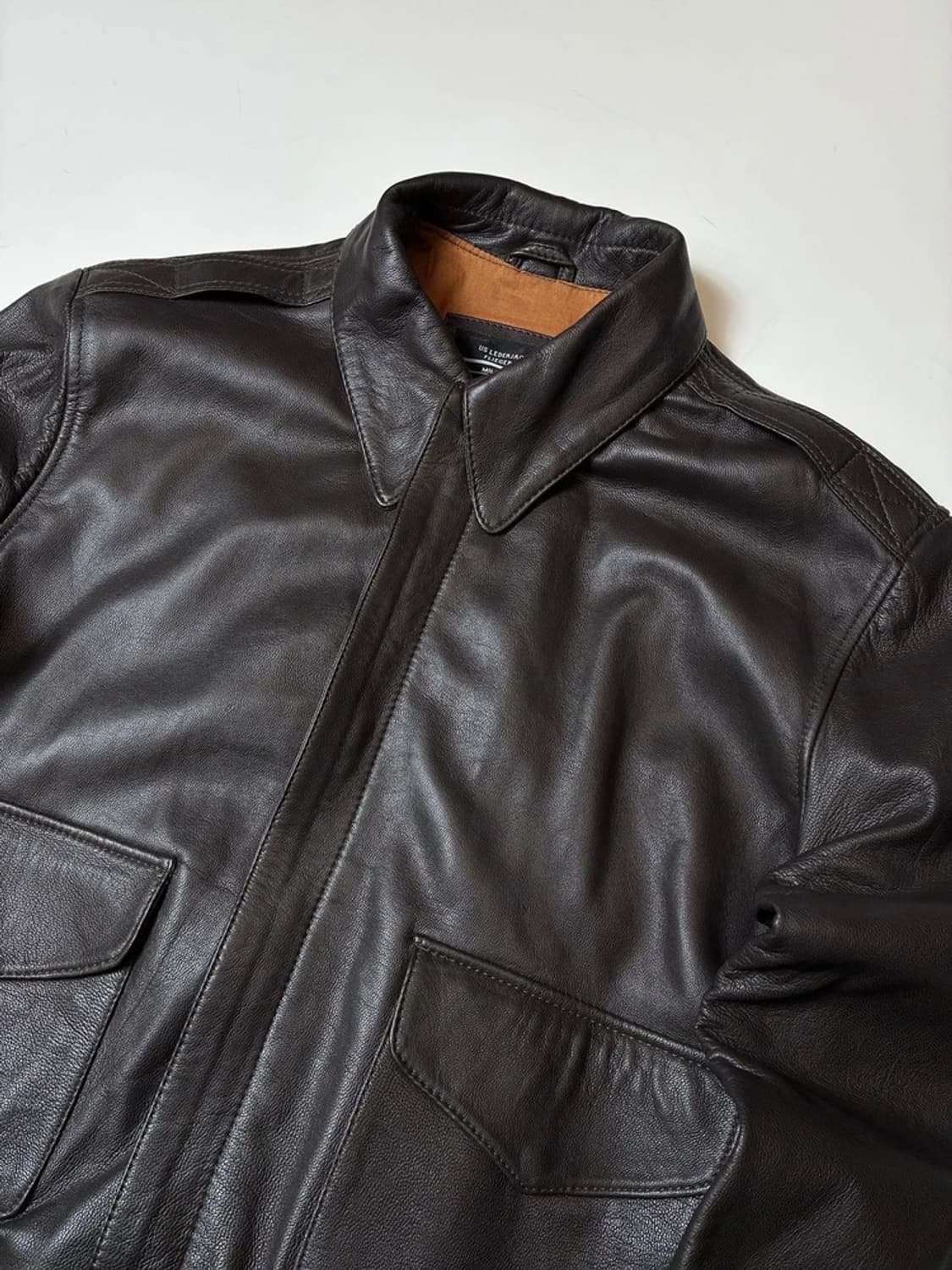 밀텍 00's 염소가죽 블루종 자켓 PN9337 상품이미지2