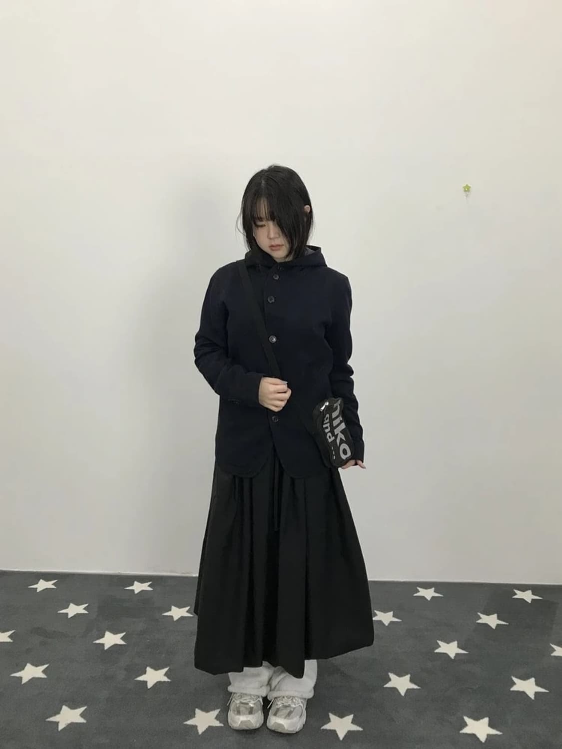 Boycott Button Hood Coat 상품이미지2