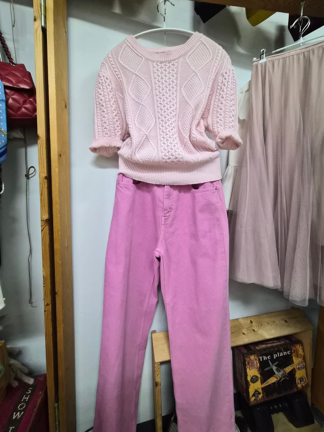 케이플 코튼 니트. better 핑크데님 상품이미지2