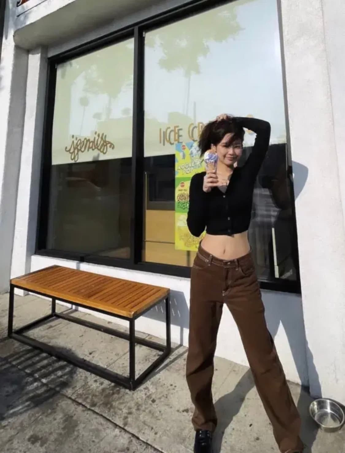 Miu miu 미우미우 백리스 스트랩 울 가디건 상품이미지3