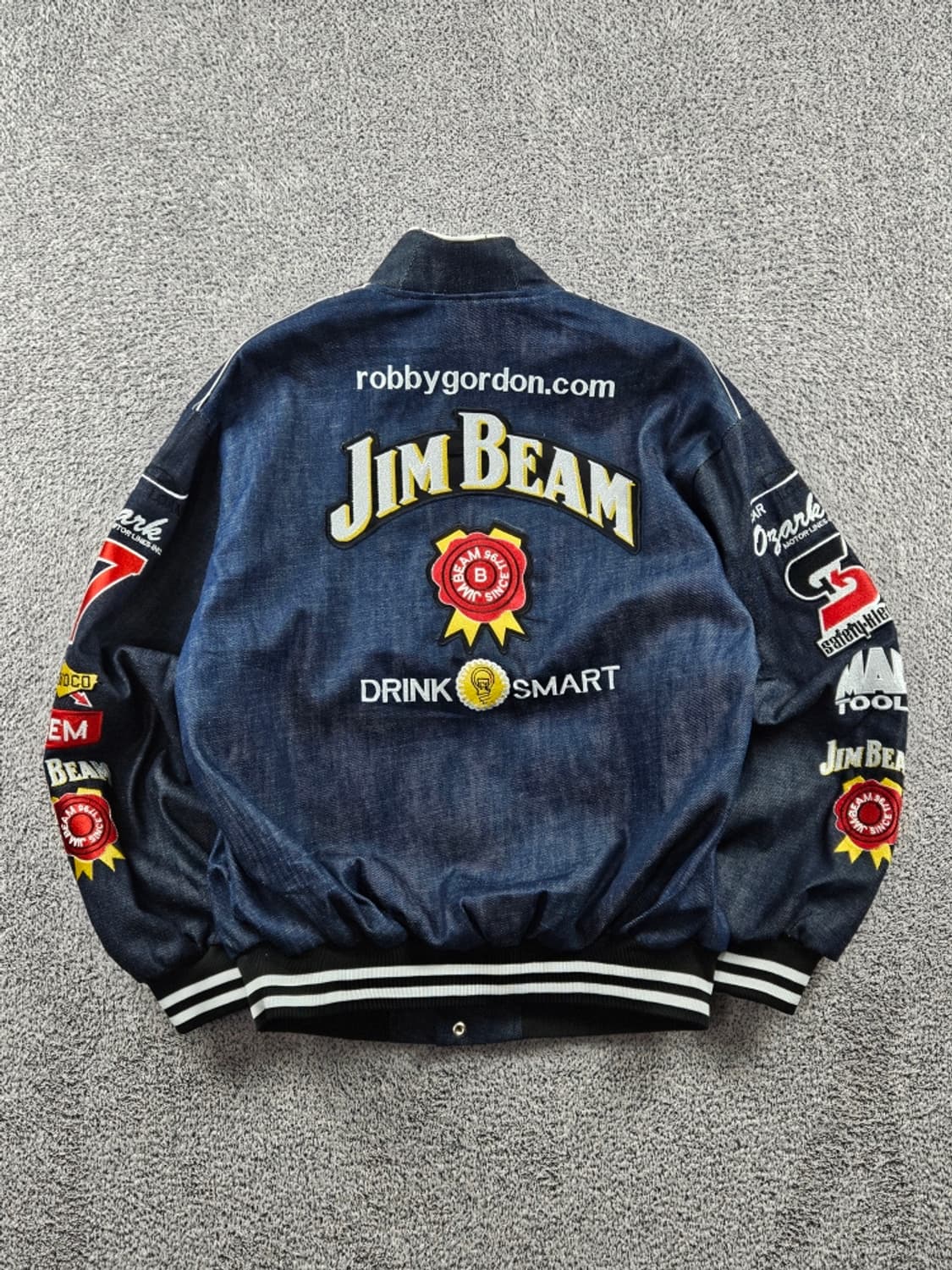 JH 리메이크 나스카 짐빔 레이싱 자켓 ( L ) / 11222 상품이미지5