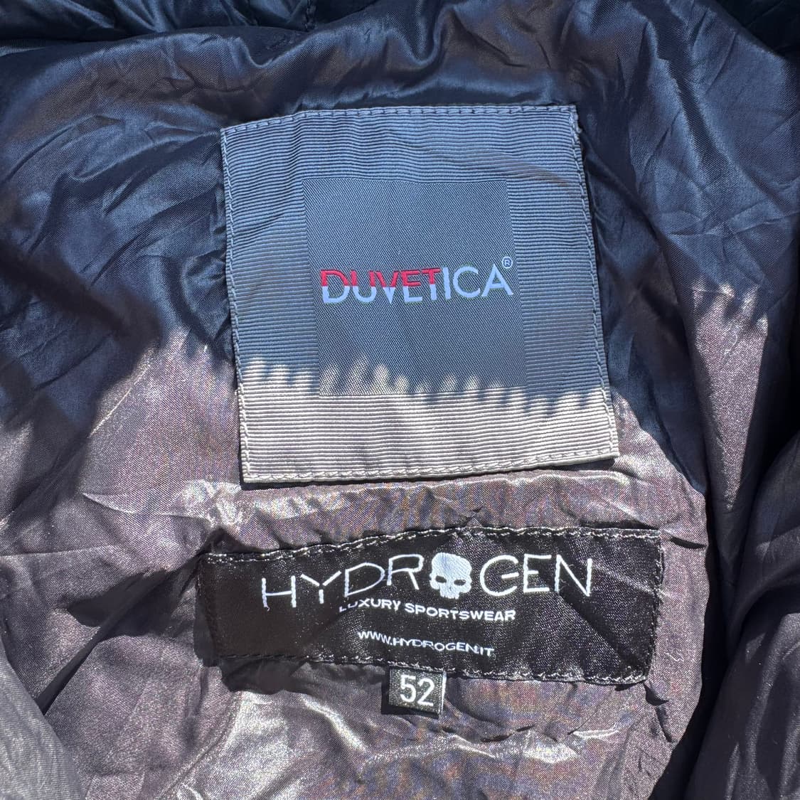 [XL] Duvetica X Hydrogen 리플렉티브 후드 패딩 상품이미지10