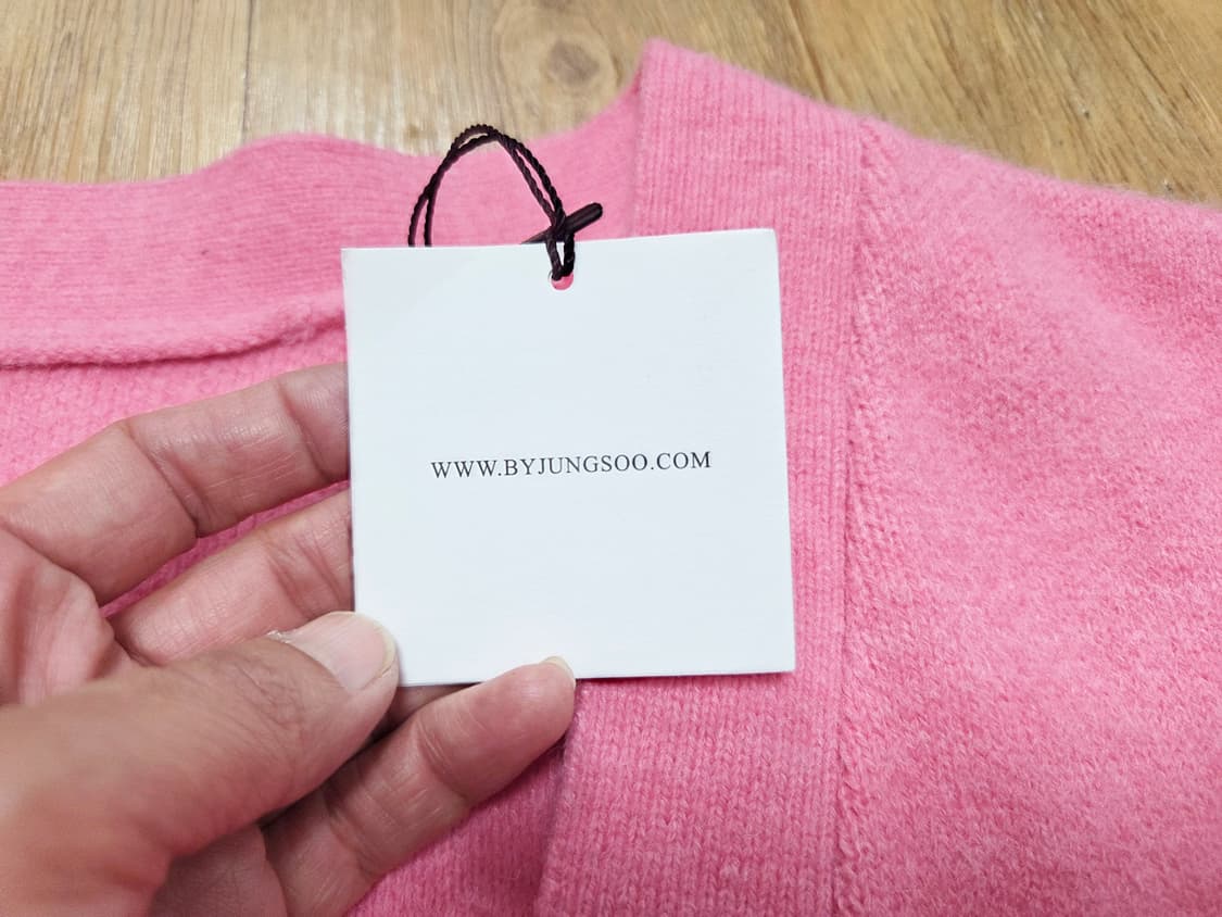 바이정수(byjungsoo) 횰가디건 프리사이즈 새상품 상품이미지5