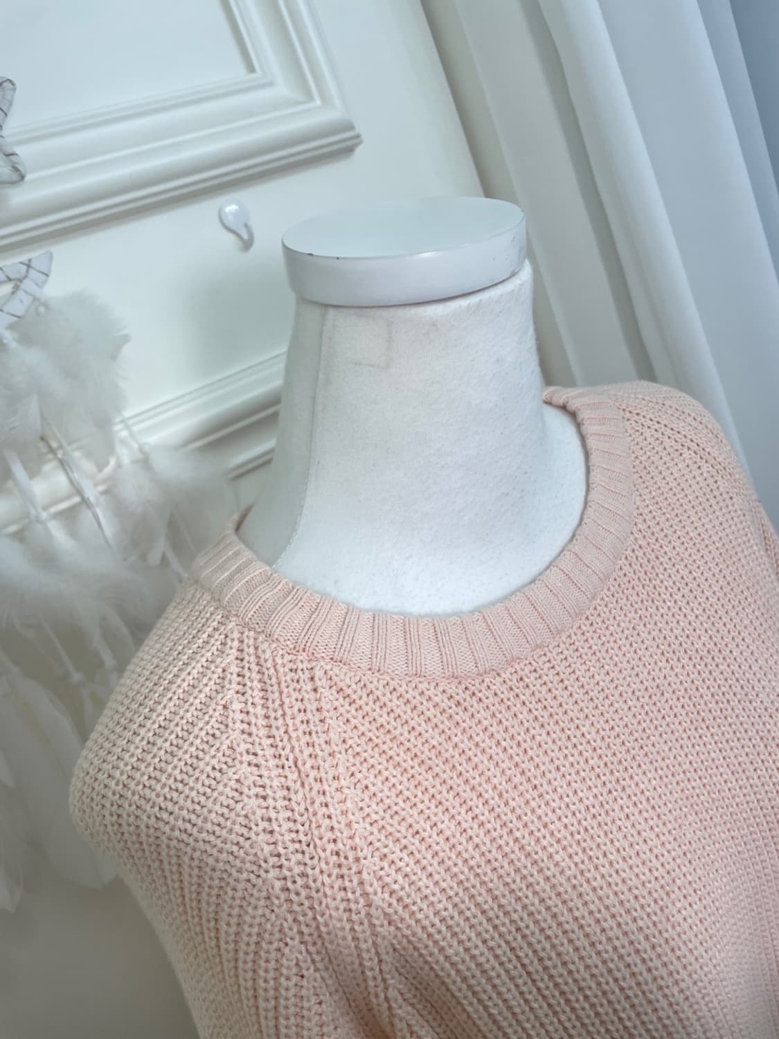 coral basic regaln cotton sweater 상품이미지7