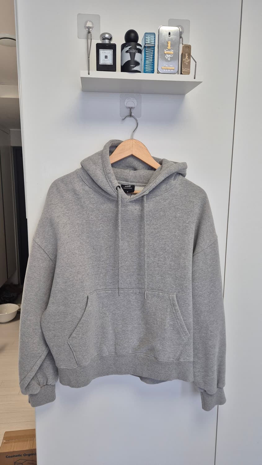 엠오오 피치스킨 벌룬오버 후드집업 - 그레이 M 상품이미지1