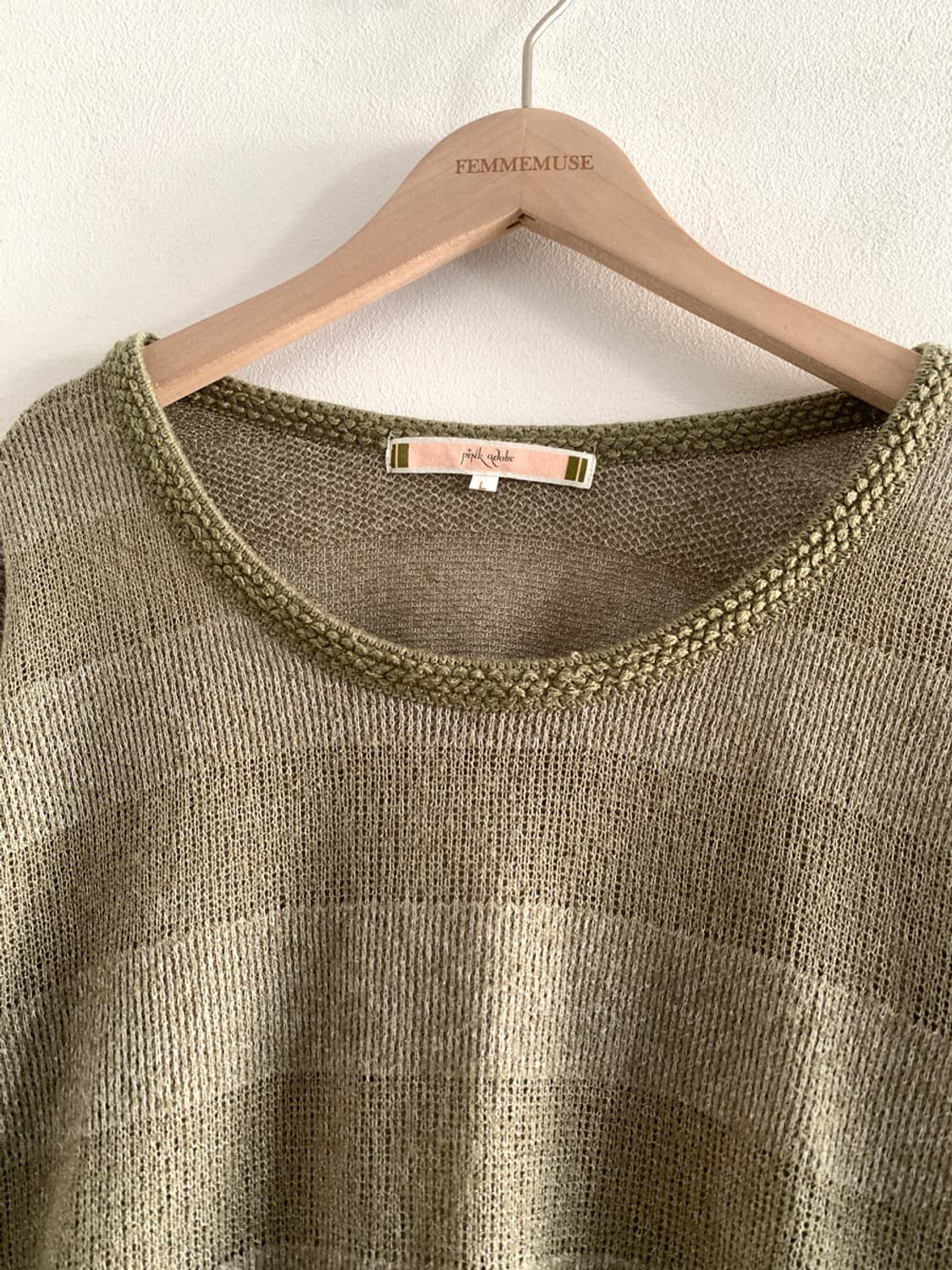(Vintage)Bohemian Stripe Loose Knit 상품이미지3
